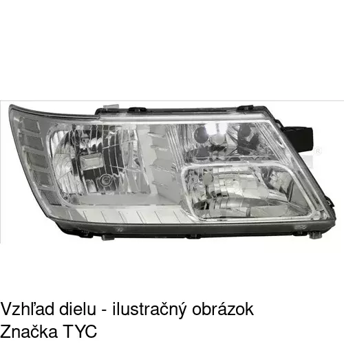 Hlavný reflektor POLCAR 30Y110-E