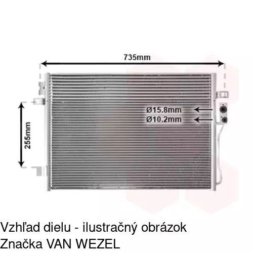 Chladiče klimatizácie POLCAR 3140K8C1 - obr. 2