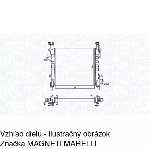 Chladiče vody 320008-4 /POLCAR/ - obr. 1