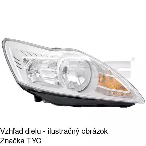 Hlavný reflektor POLCAR 320509-T - obr. 1