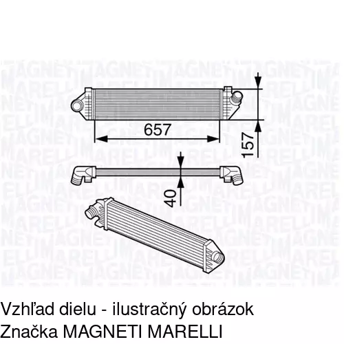 Chladiče vzduchu (Intercoolery) POLCAR 3205J8A1 - obr. 1