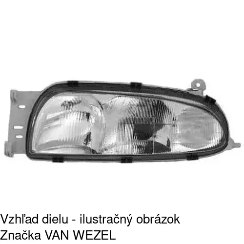 Hlavný reflektor POLCAR 3210104E - obr. 4