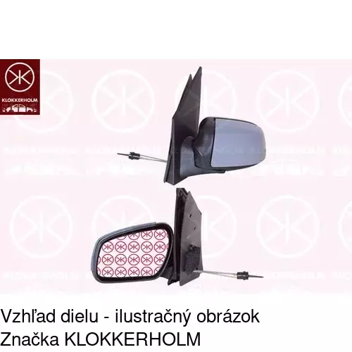 Vonkajšie zrkadlo POLCAR 3212511E - obr. 3