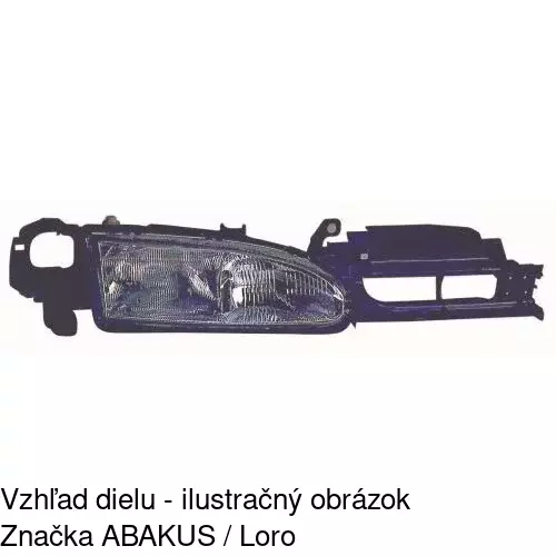 Hlavný reflektor POLCAR 3216090E - obr. 3