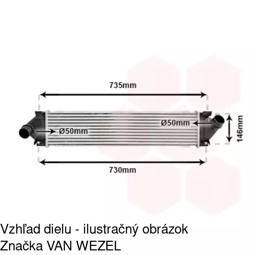 Chladiče vzduchu (Intercoolery) POLCAR 3219J8-2 - obr. 4