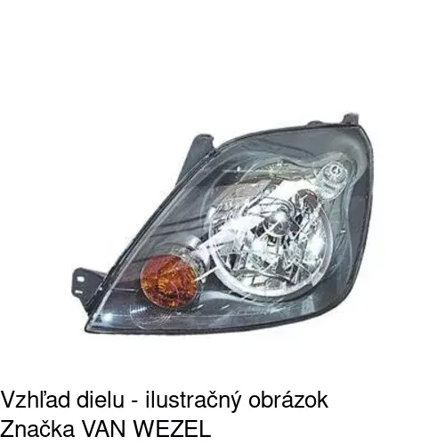 Hlavný reflektor POLCAR 323709-U