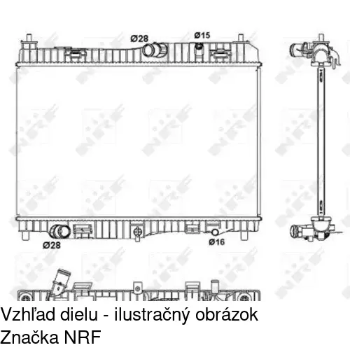 Chladiče vody POLCAR 323808-1 - obr. 1