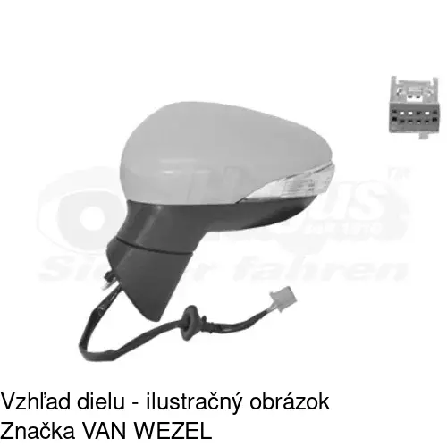 Vonkajšie zrkadlo 3238511E /POLCAR/ - obr. 4