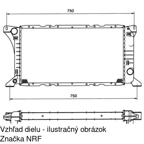 Chladiče vody 324408A1 /POLCAR/ - obr. 1