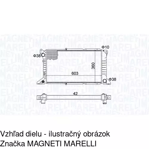 Chladiče vody POLCAR 324608-2 - obr. 1