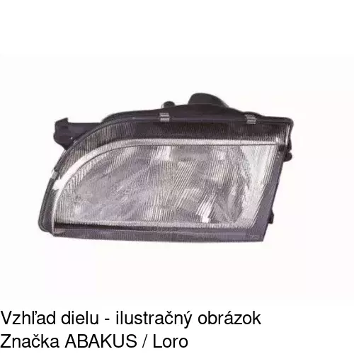 Hlavný reflektor POLCAR 3246090E - obr. 1