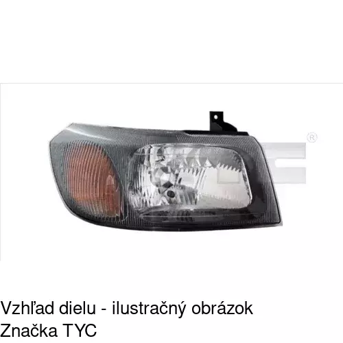 Hlavný reflektor POLCAR 3247109E - obr. 1