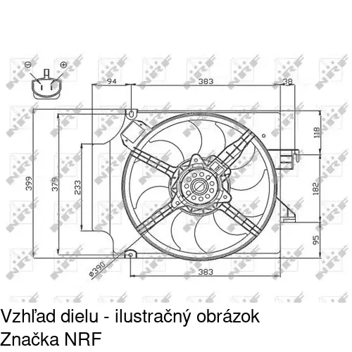 Ventilátory chladičov POLCAR 324723W1