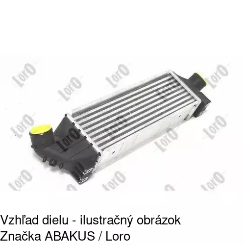 Chladiče vzduchu (Intercoolery) POLCAR 3247J8-2 - obr. 4