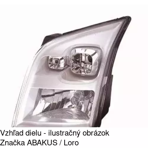 Hlavný reflektor POLCAR 324810-E - obr. 5