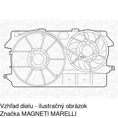 Ventilátory chladičov POLCAR 325623W1