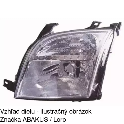 Hlavný reflektor POLCAR 3257100E - obr. 2