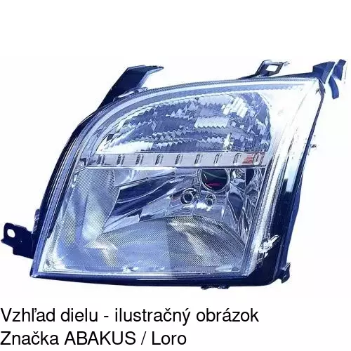 Hlavný reflektor POLCAR 3257100E - obr. 3