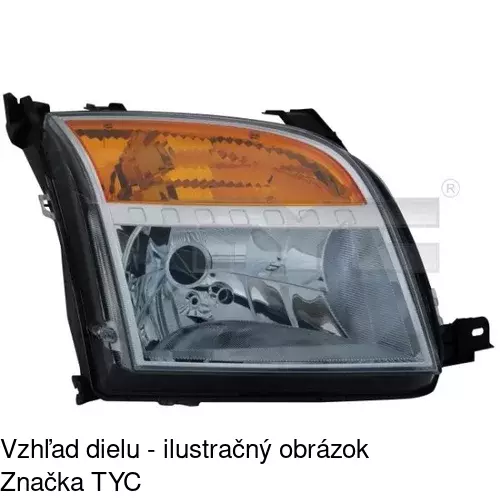 Hlavný reflektor POLCAR 325809-E