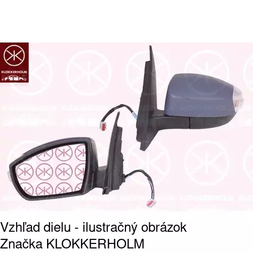 Vonkajšie zrkadlo POLCAR 32755110E