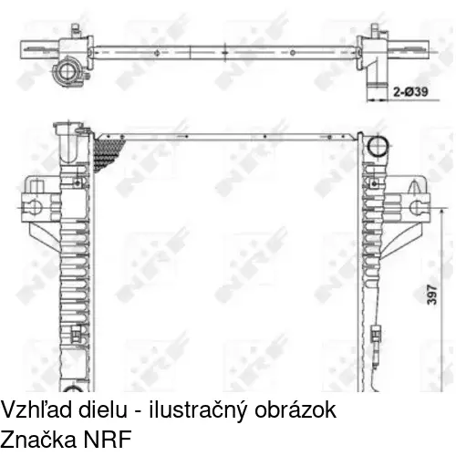 Chladiče vody POLCAR 341008-2