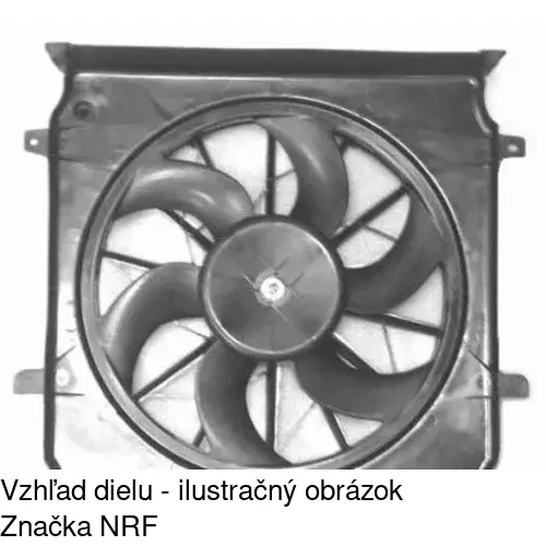 Ventilátory chladičov POLCAR 341023W1