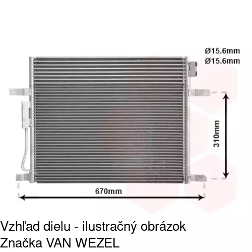 Chladiče klimatizácie POLCAR 3430K8C1 - obr. 3