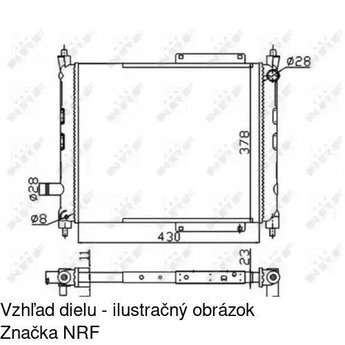 Chladiče vody POLCAR 381908A1 - obr. 1