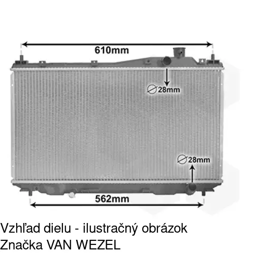 Chladiče vody POLCAR 382508-1 - obr. 3