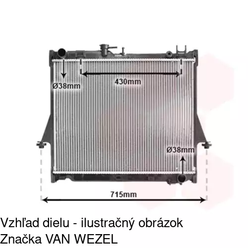 Chladiče vody POLCAR 394008-1 - obr. 1