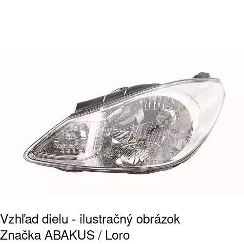 Hlavný reflektor 4003090E /POLCAR/ - obr. 3