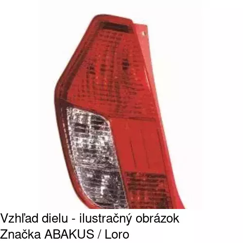 Zadné svetlo POLCAR 400388-E