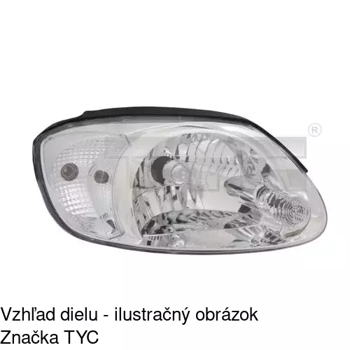 Hlavný reflektor POLCAR 4008094E