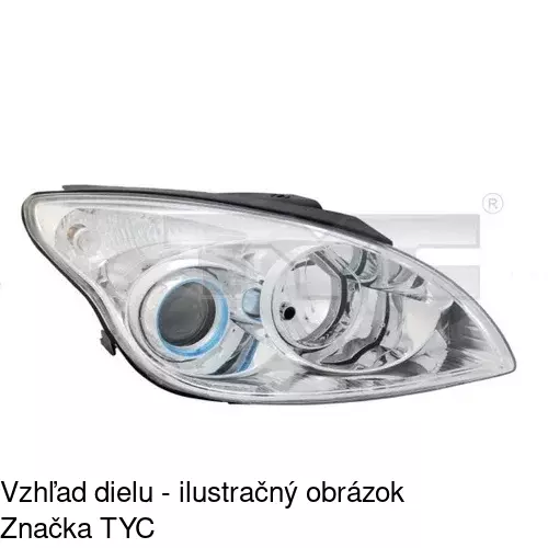 Hlavný reflektor POLCAR 401509-E