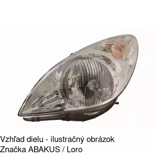 Hlavný reflektor POLCAR 4017090E - obr. 4