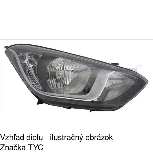 Hlavný reflektor POLCAR 40B2100E