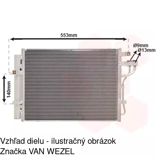 Chladiče klimatizácie POLCAR 4107K8C1S - obr. 2