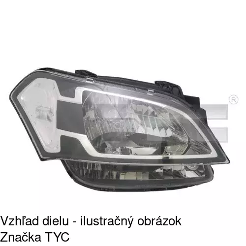 Hlavný reflektor POLCAR 4165090E