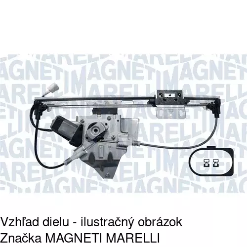 Elektrický mechanizmus okna dverí POLCAR 4311PSE3 - obr. 2