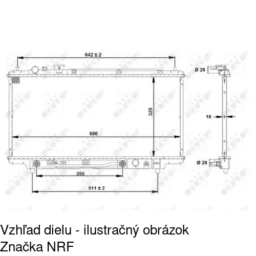 Chladiče vody POLCAR 450708-3