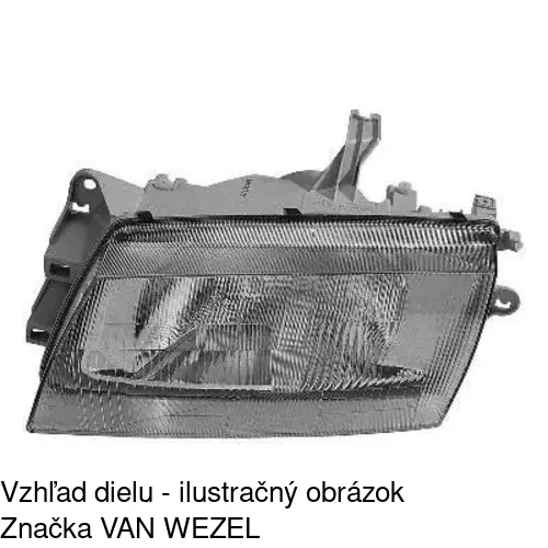 Hlavný reflektor POLCAR 450809-E - obr. 2