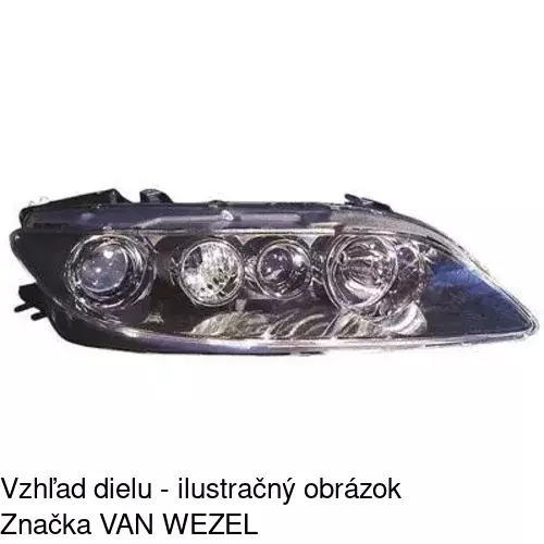 Hlavný reflektor POLCAR 4519104U - obr. 1