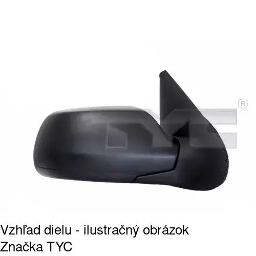 Rám vonkajšieho zrkadla 452554PE /POLCAR/