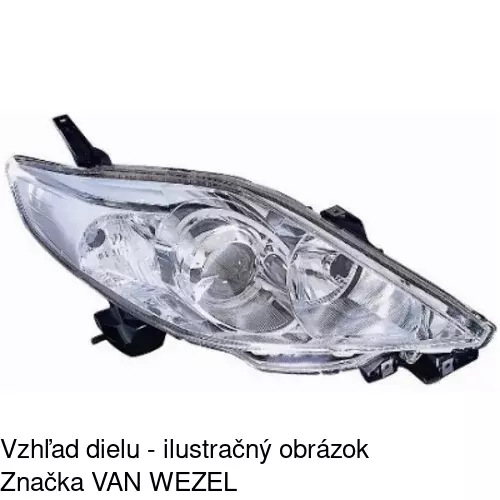 Hlavný reflektor POLCAR 455010-E - obr. 3