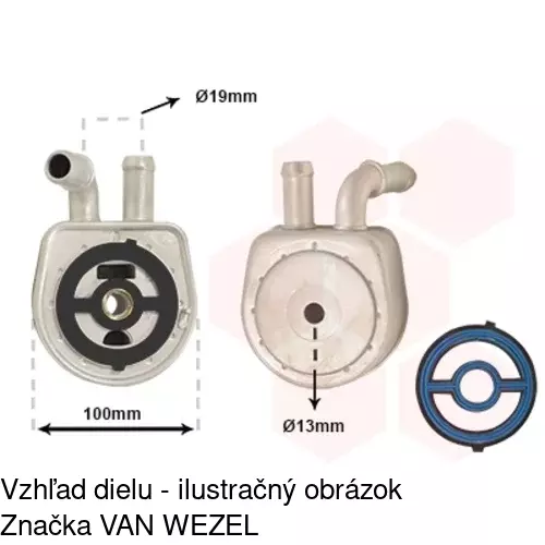 Chladiče oleja POLCAR 4550L8-1 - obr. 2