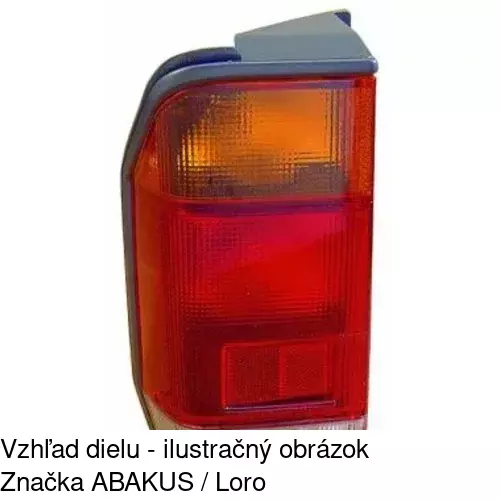 Zadné svetlo POLCAR 458087