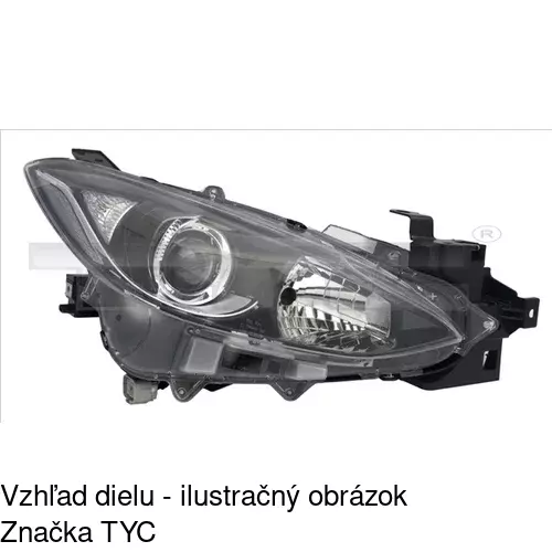 Hlavný reflektor POLCAR 45C210-E - obr. 1