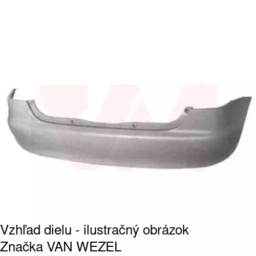 Zadný nárazník POLCAR 500596