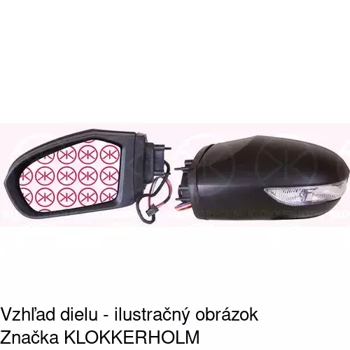 Vonkajšie zrkadlo POLCAR 5006524E - obr. 2