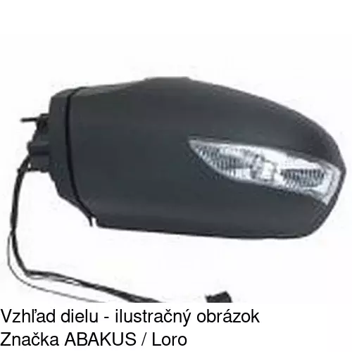 Vonkajšie zrkadlo POLCAR 5006524E - obr. 4